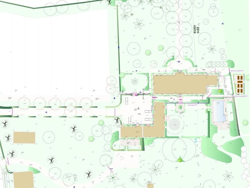 plan de projet paysage Avensan - Centaurea design